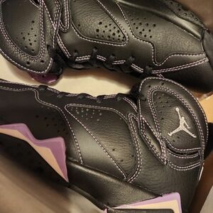 Jordan Kids Sneakers Black and Purple